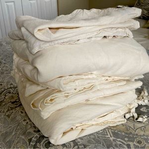 brooklinen duvet with 2 shams-sheet set (flat, fitted and 2 cases) EUC•washed